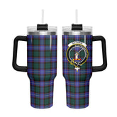 Guthrie Modern Tartan Crest 40 oz Insulated Tumbler with Handle